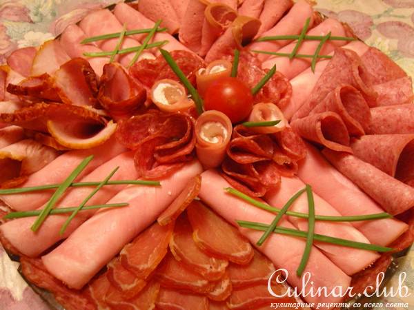 Закусочная тарелочка (ассорти)