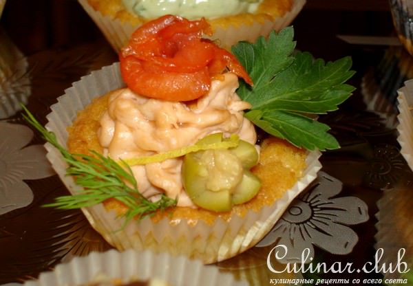 Пирожное сырное закусочное
