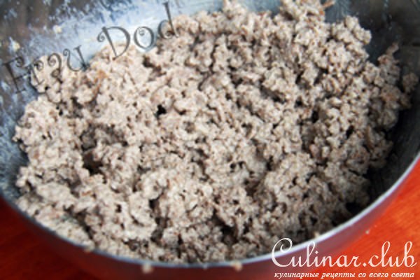 Сырный торт с ветчиной и грибами