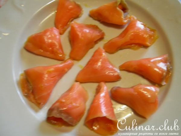 Закуска из семги
