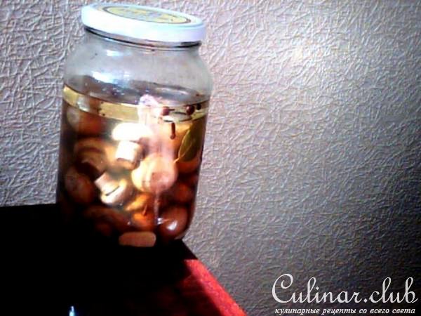 Шампиньоны маринованные