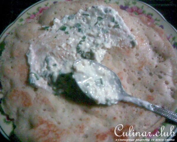 Постный блинный торт-закуска