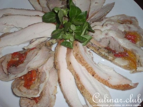 Мясной рулет.