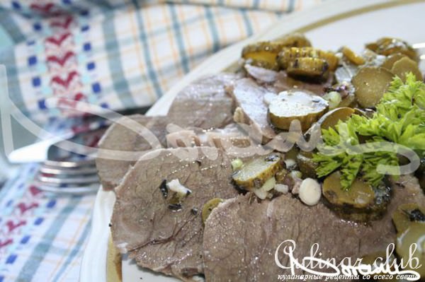 мясо маринованное