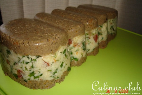 Паштет из куринной печени с сыром