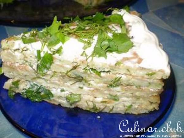 кабачковый торт