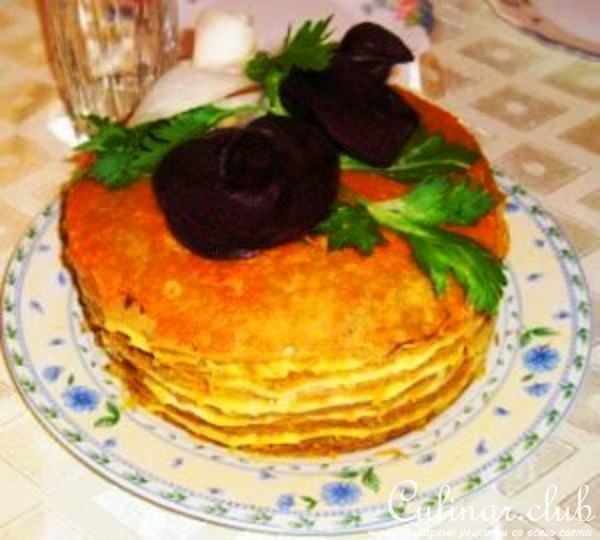 Печеночный торт