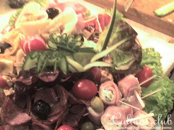 Закусочная тарелочка (ассорти)