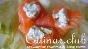 Форель с голубым сыром