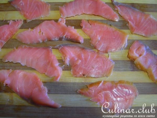 Закуска из семги