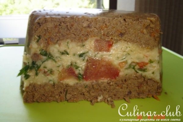Паштет из куринной печени с сыром