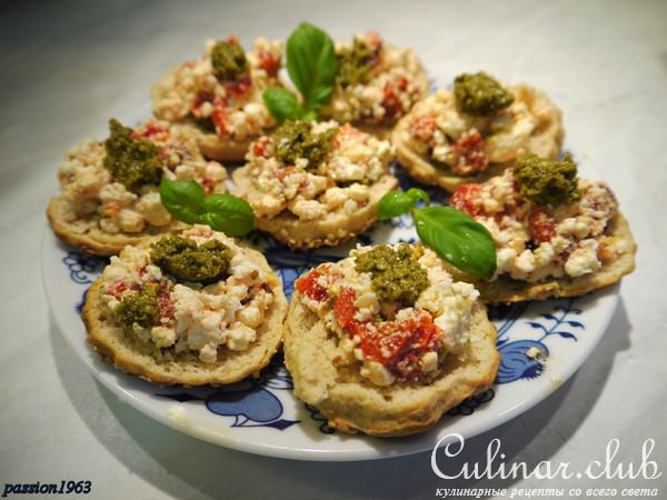 Канапе на сконах „Фуршет“