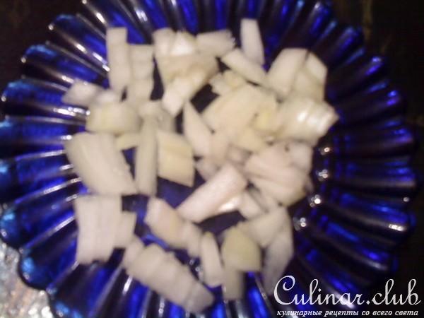салат из копчёной скумбрии