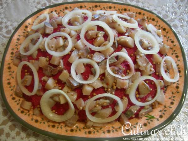 Закуска свекольно-селедочная