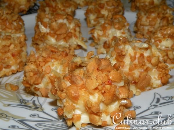 Сырные шарики в орешках