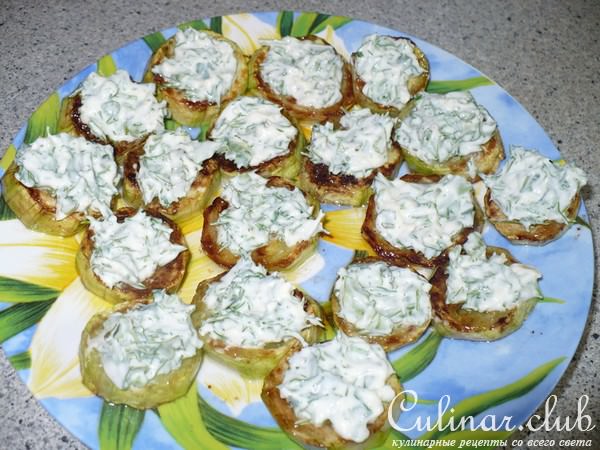 Жареные кабачки на закуску.