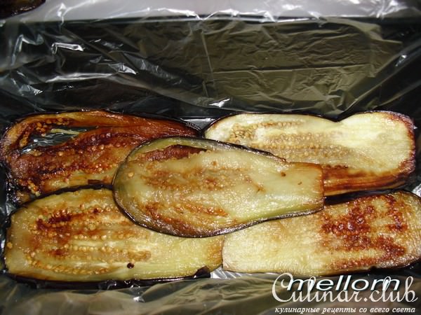 Террин из баклажанов с овощами и брынзой
