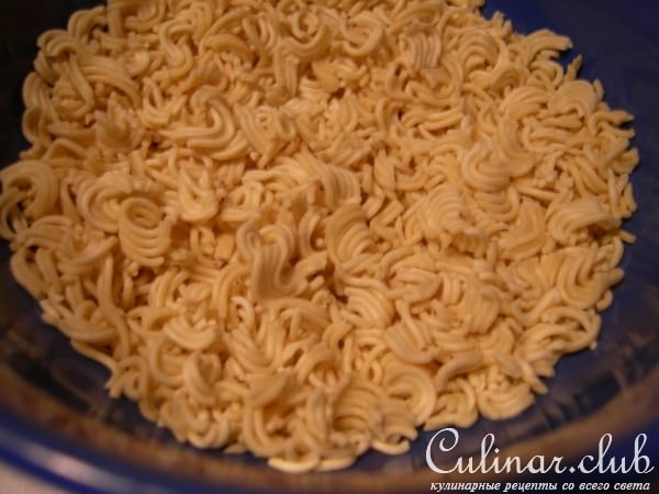 Закуска «Сыр из вермишели»