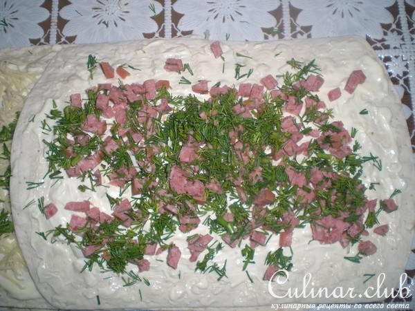 Рулет из лаваша сытный (вариант)