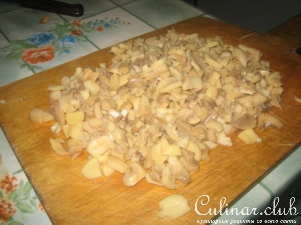 Рулетики из курицы с грибами