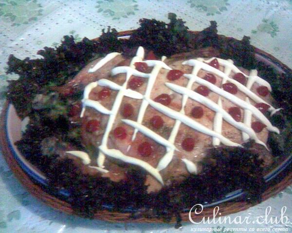 Пасхальный цыпленок (фаршированная курица без костей №...)