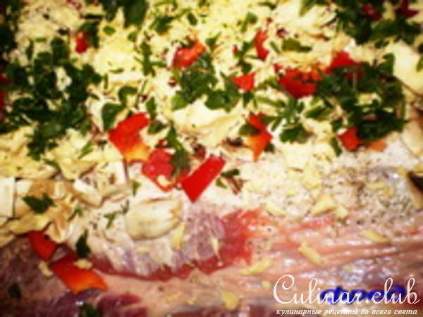 подчеревина фаршированая (вариант)