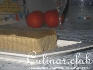 Печеночный паштет с фруктовым желе