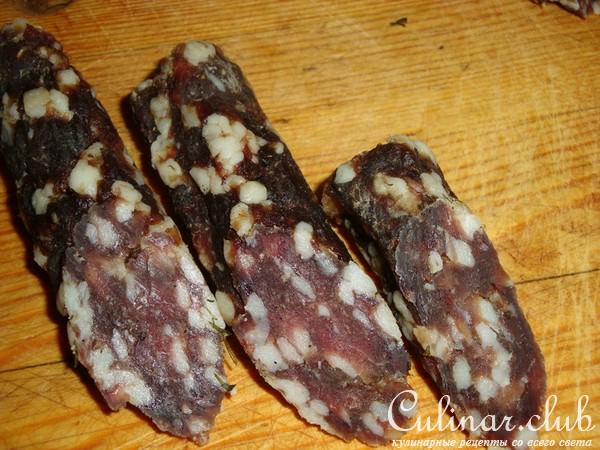 сыровяленая колбаса