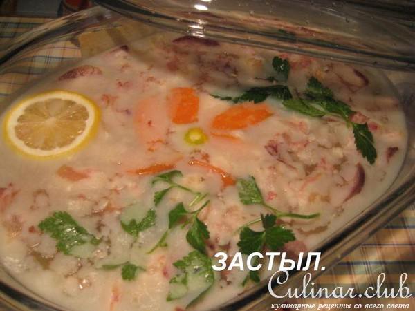 Холодец свиной с ЯЗЫКОМ.