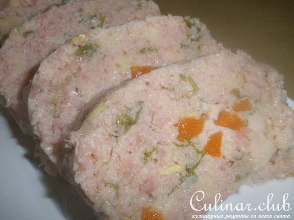 Мясной хлеб из ветчины