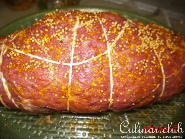 мясной рулет с печенью