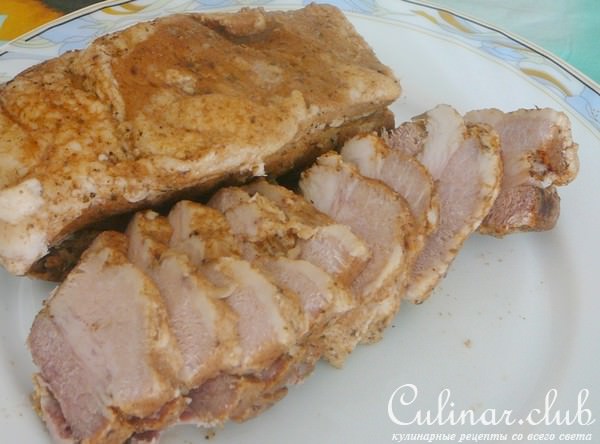 Мясная нарезка (Подчеревок сваренный в пленке)