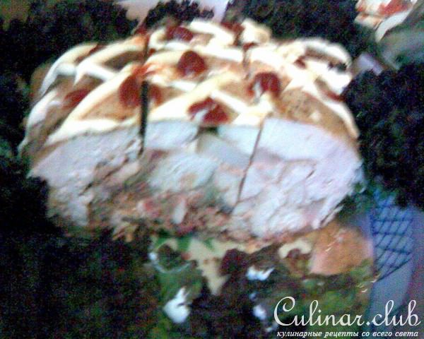 Пасхальный цыпленок (фаршированная курица без костей №...)