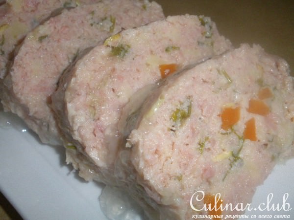 Мясной хлеб из ветчины