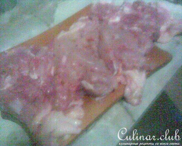 Пикантный куриный рулет