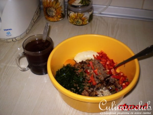 мясной рулет с печенью