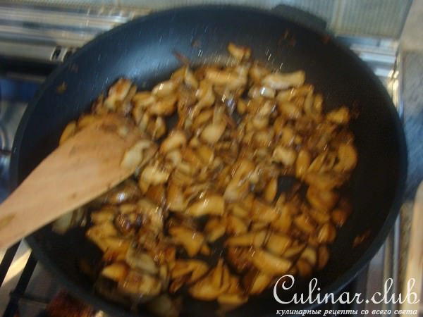 куриный рулет с грибами
