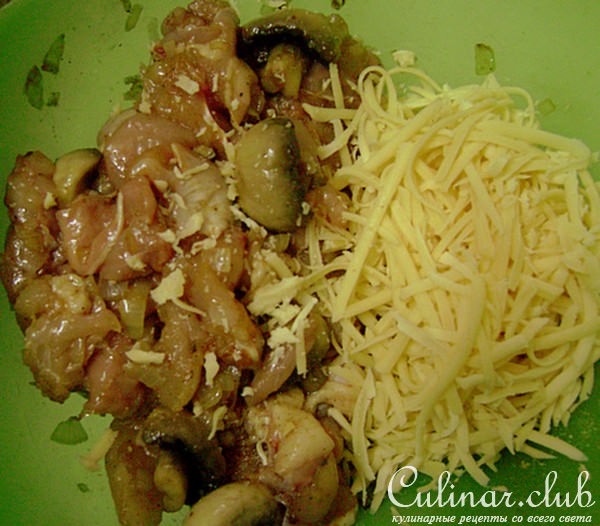 КУРИЦА ФАРШИРОВАННАЯ (мой вариант)