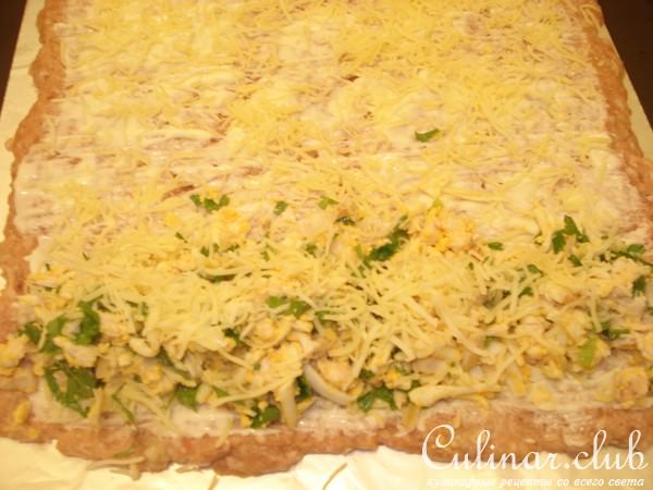 мясной рулет"Удиви гостей" вариант