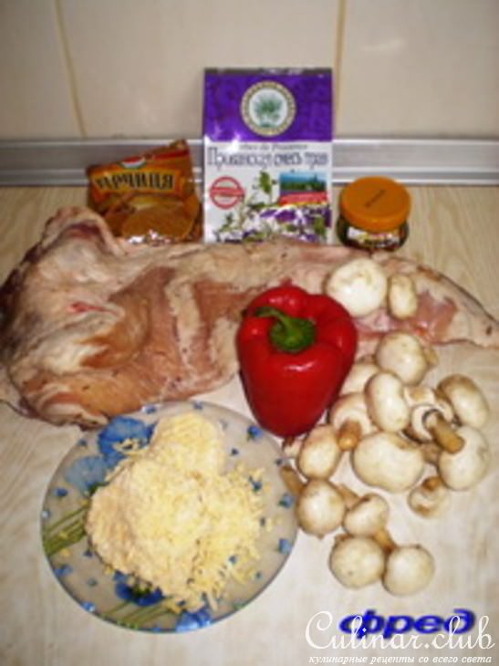 подчеревина фаршированая (вариант)