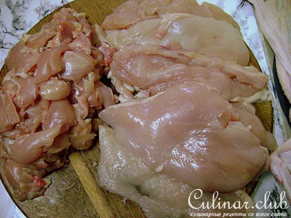 КУРИЦА ФАРШИРОВАННАЯ (мой вариант)