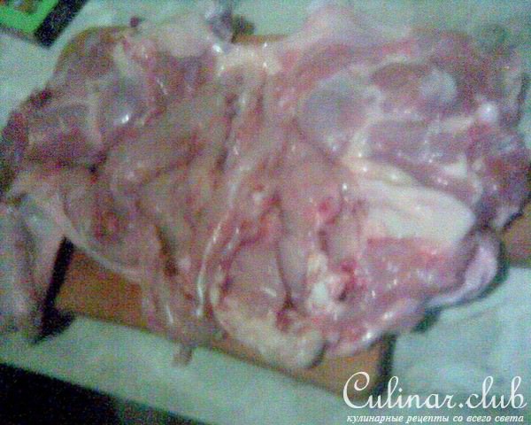 Пикантный куриный рулет