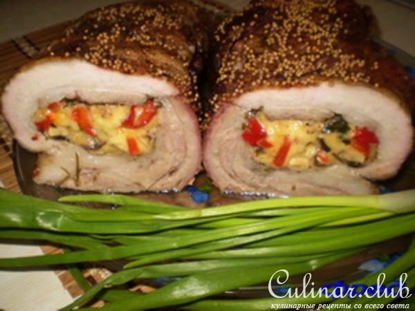подчеревина фаршированая (вариант)