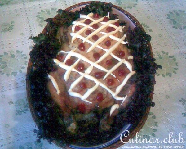 Пасхальный цыпленок (фаршированная курица без костей №...)
