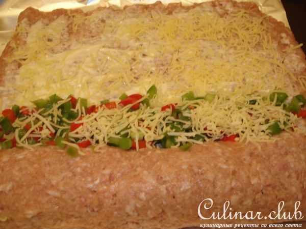 мясной рулет"Удиви гостей" вариант