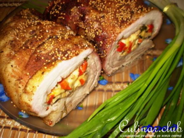 подчеревина фаршированая (вариант)