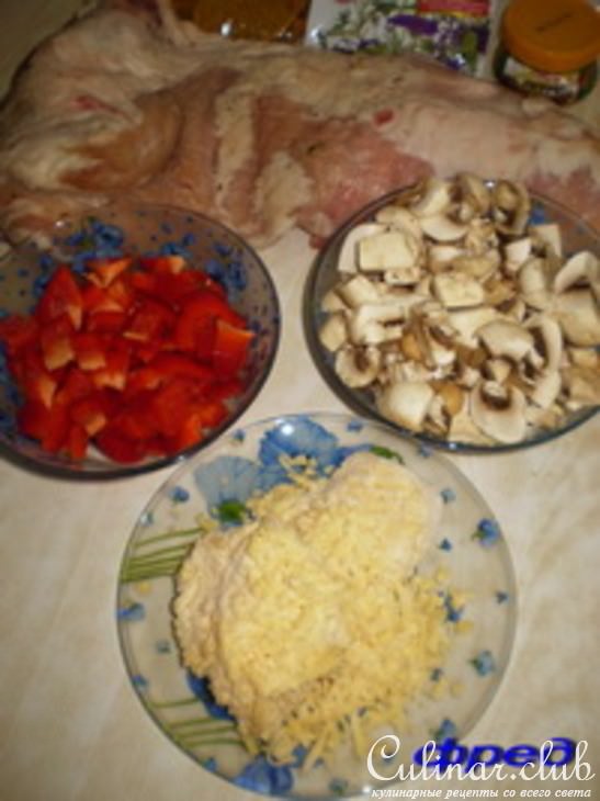 подчеревина фаршированая (вариант)