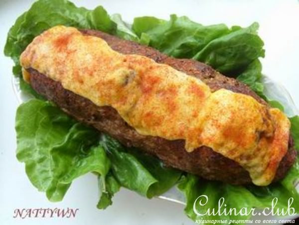 Багет мясной с грибами