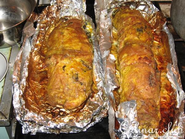 вариант мясного рулета