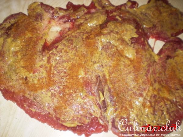 мясной рулет с печенью